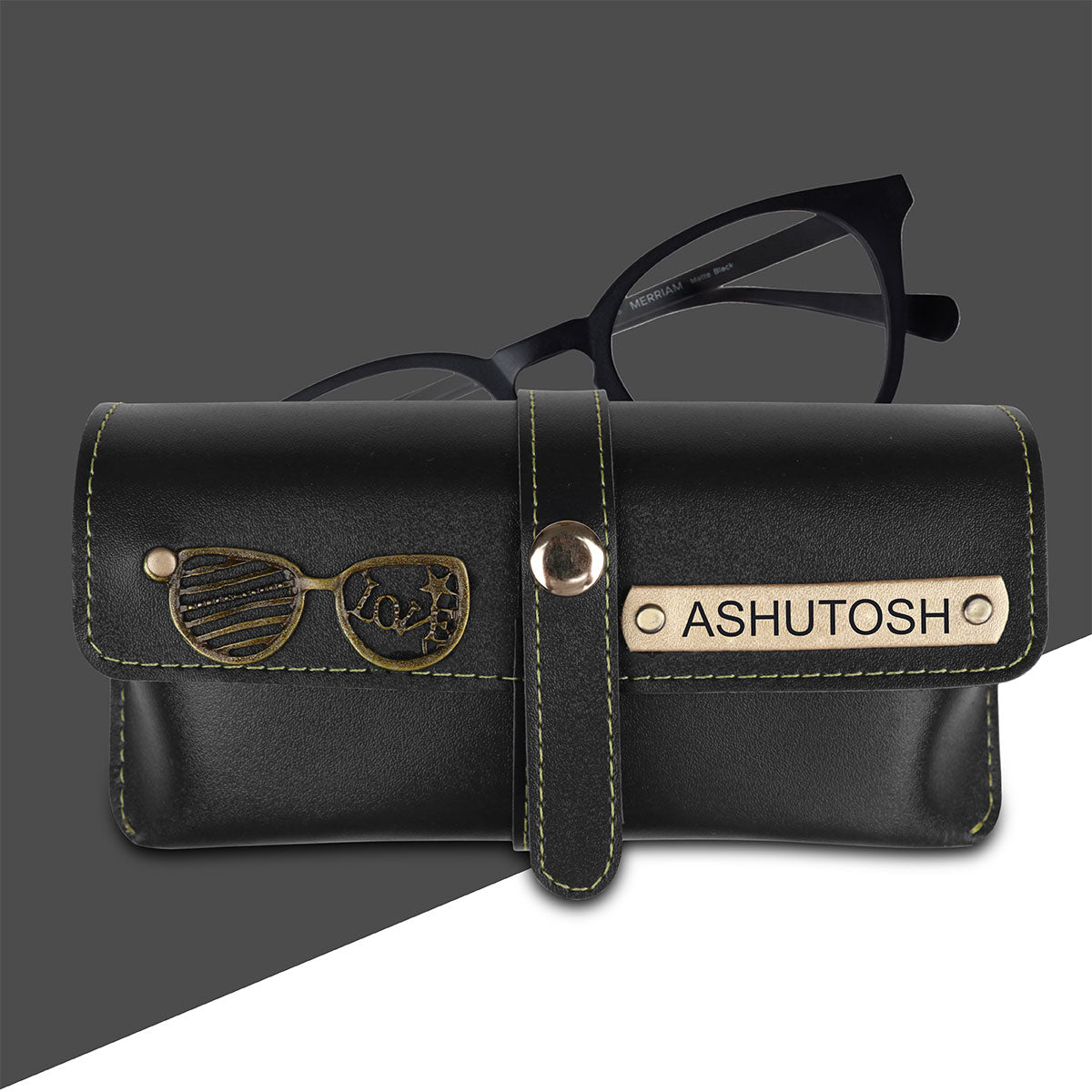 Personalized Eyewear Case With Name & Charm