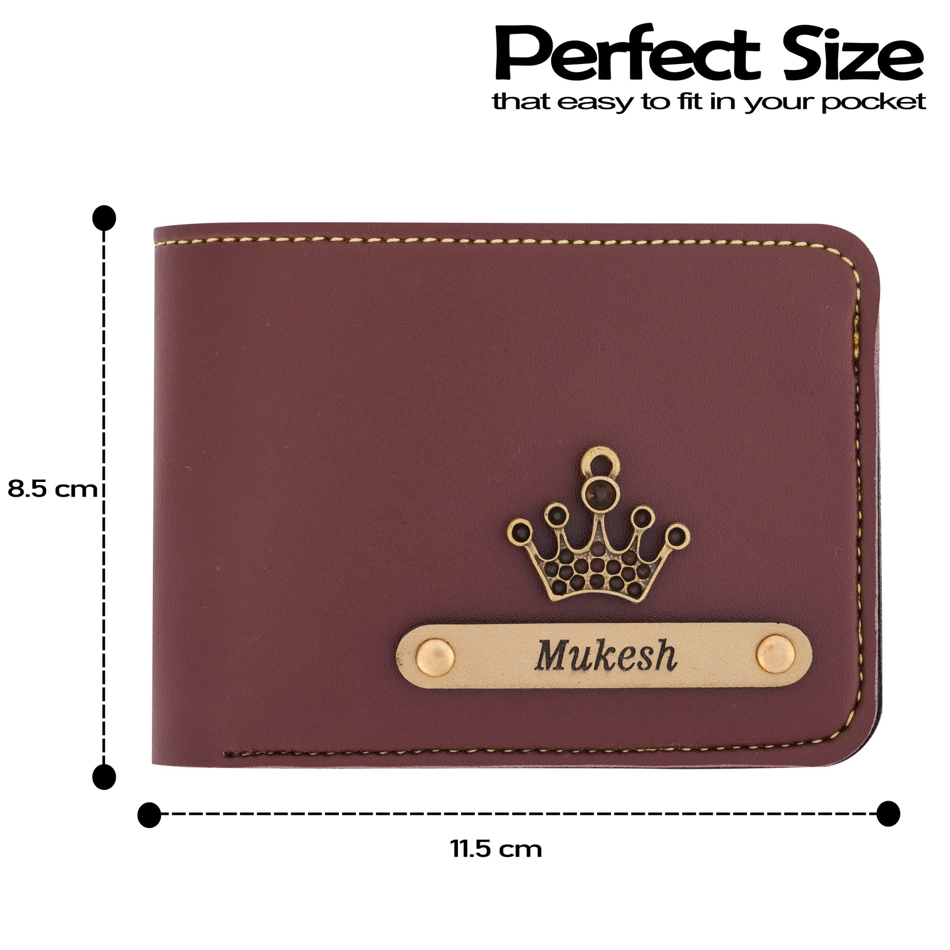 Personalized Men Wallet & Rudraksha Rakhi
