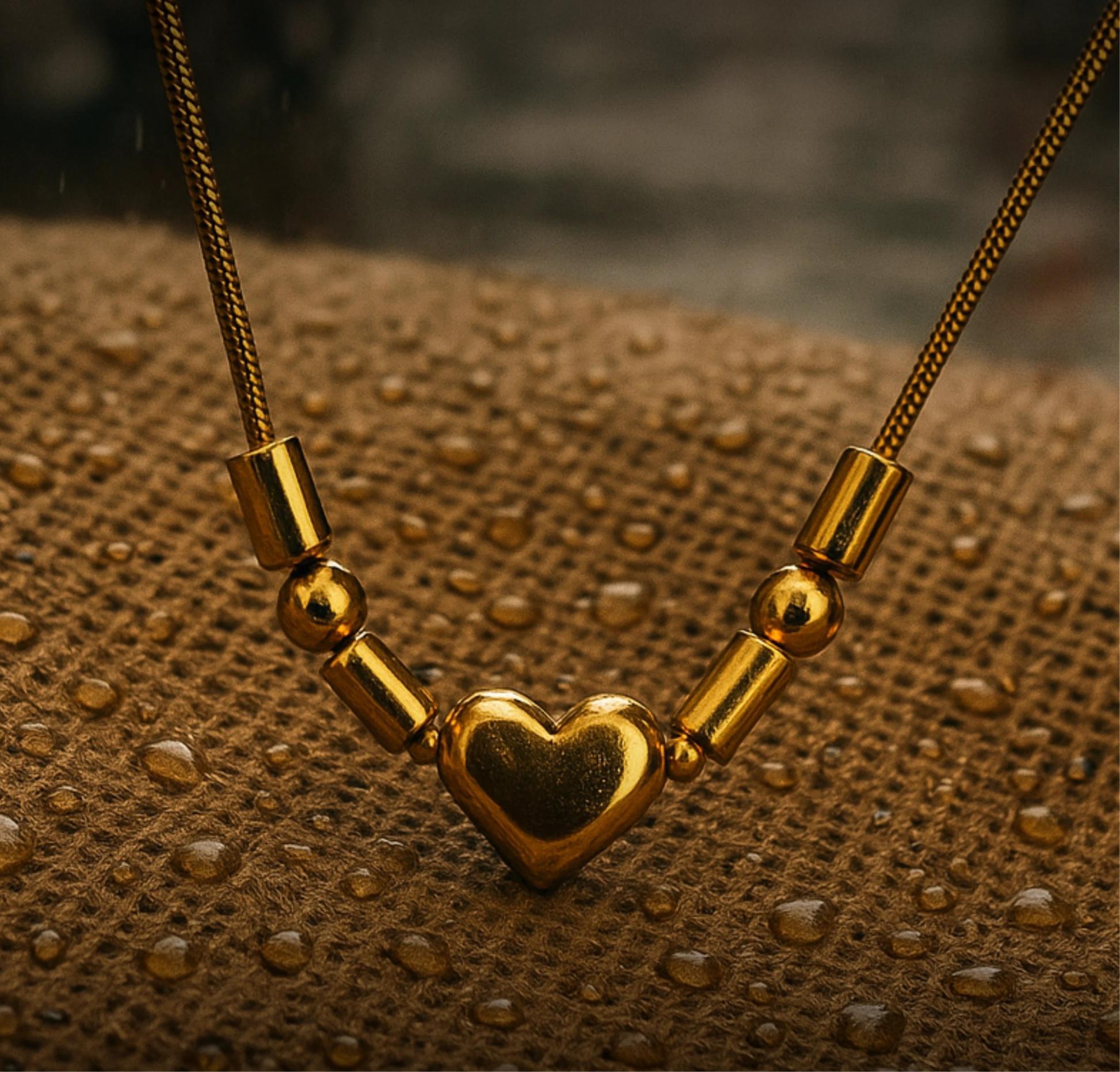Couple Initial: Morse Code Necklace