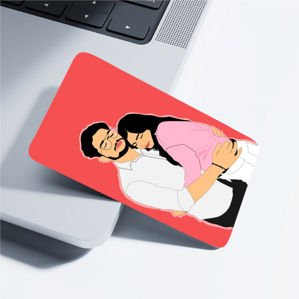 Minimal Illustration Wallet Card
