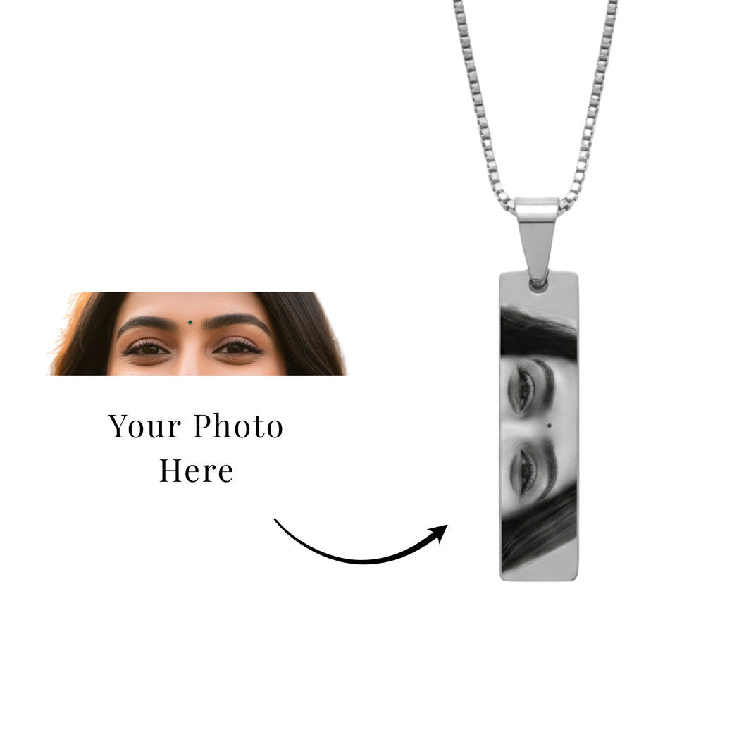 Eyes Engraved Necklace