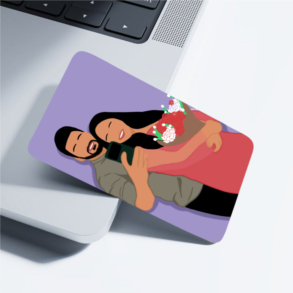 Minimal Illustration Wallet Card