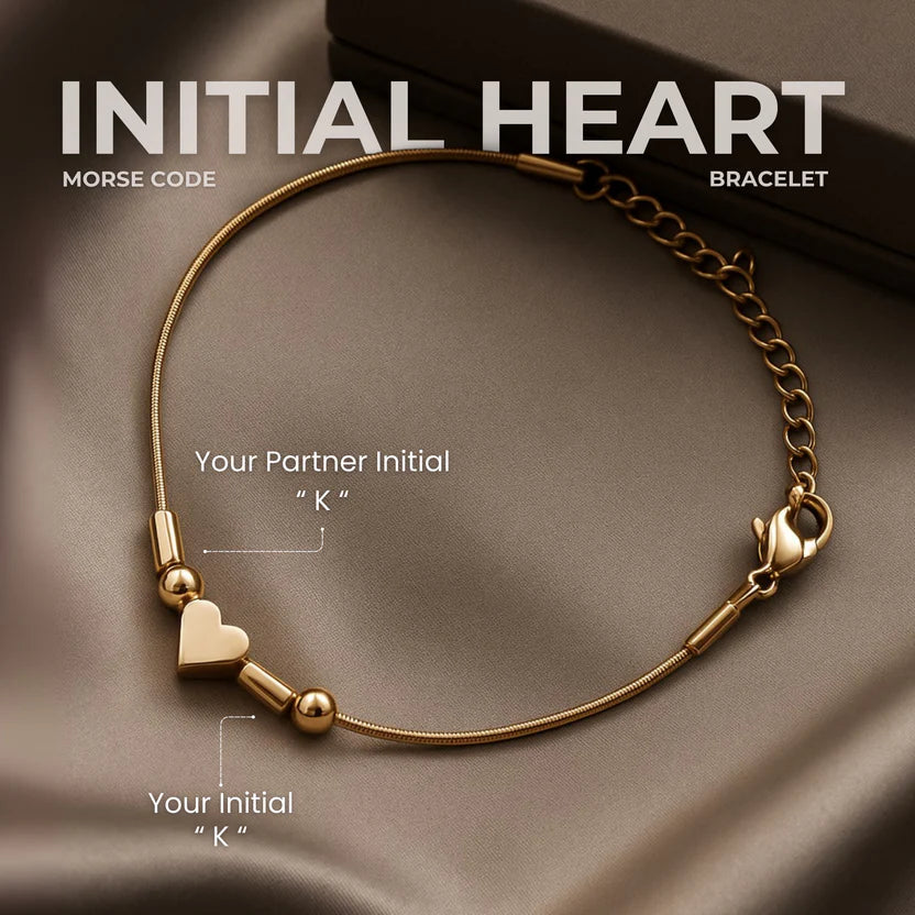 Couple Initial: Morse Code Bracelet