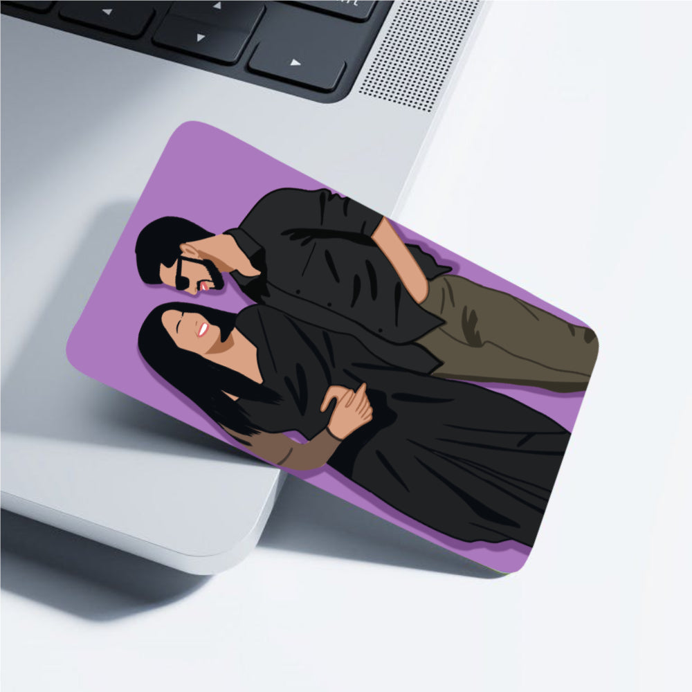 Minimal Illustration Wallet Card