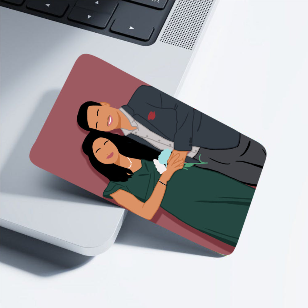 Minimal Illustration Wallet Card