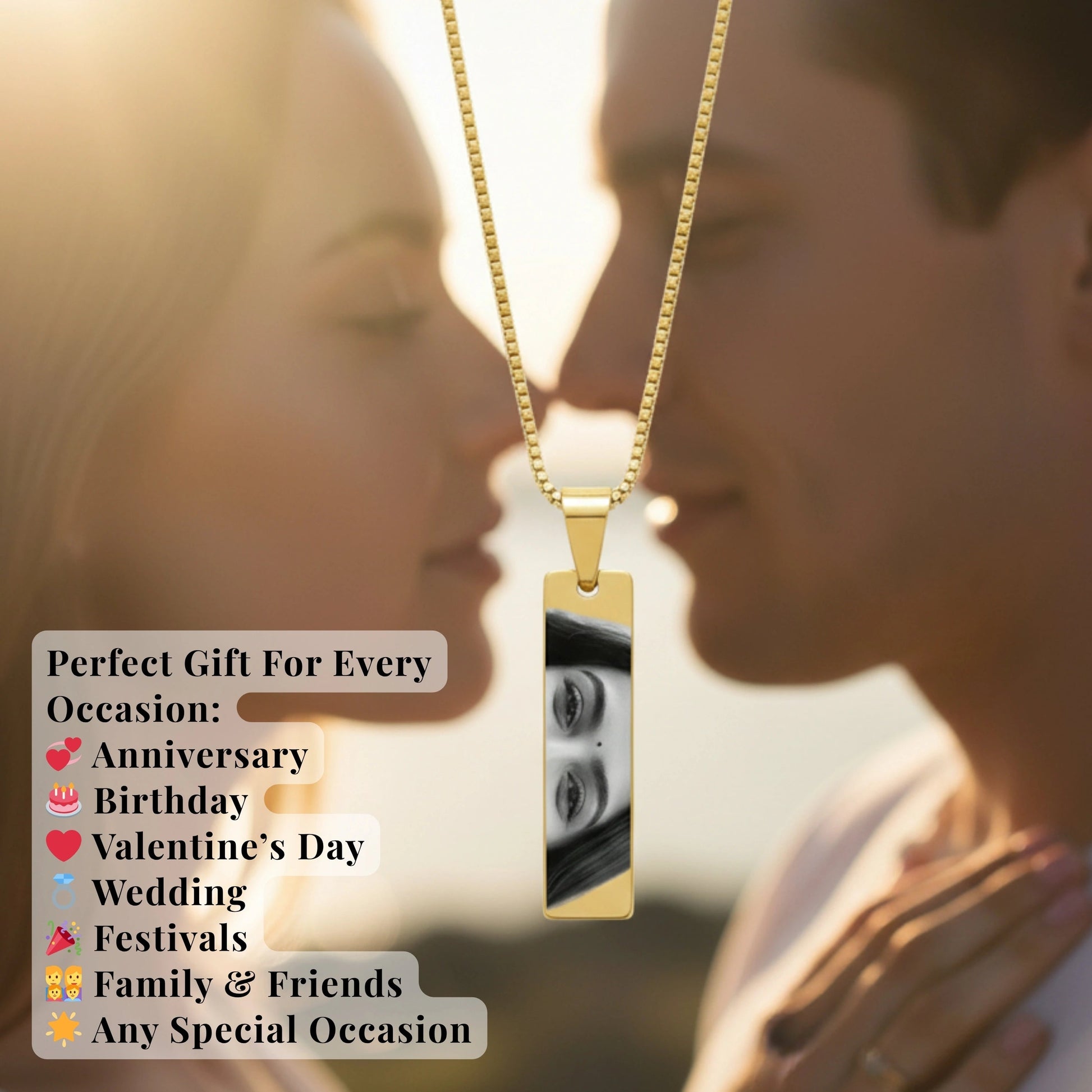 Eyes Engraved Necklace