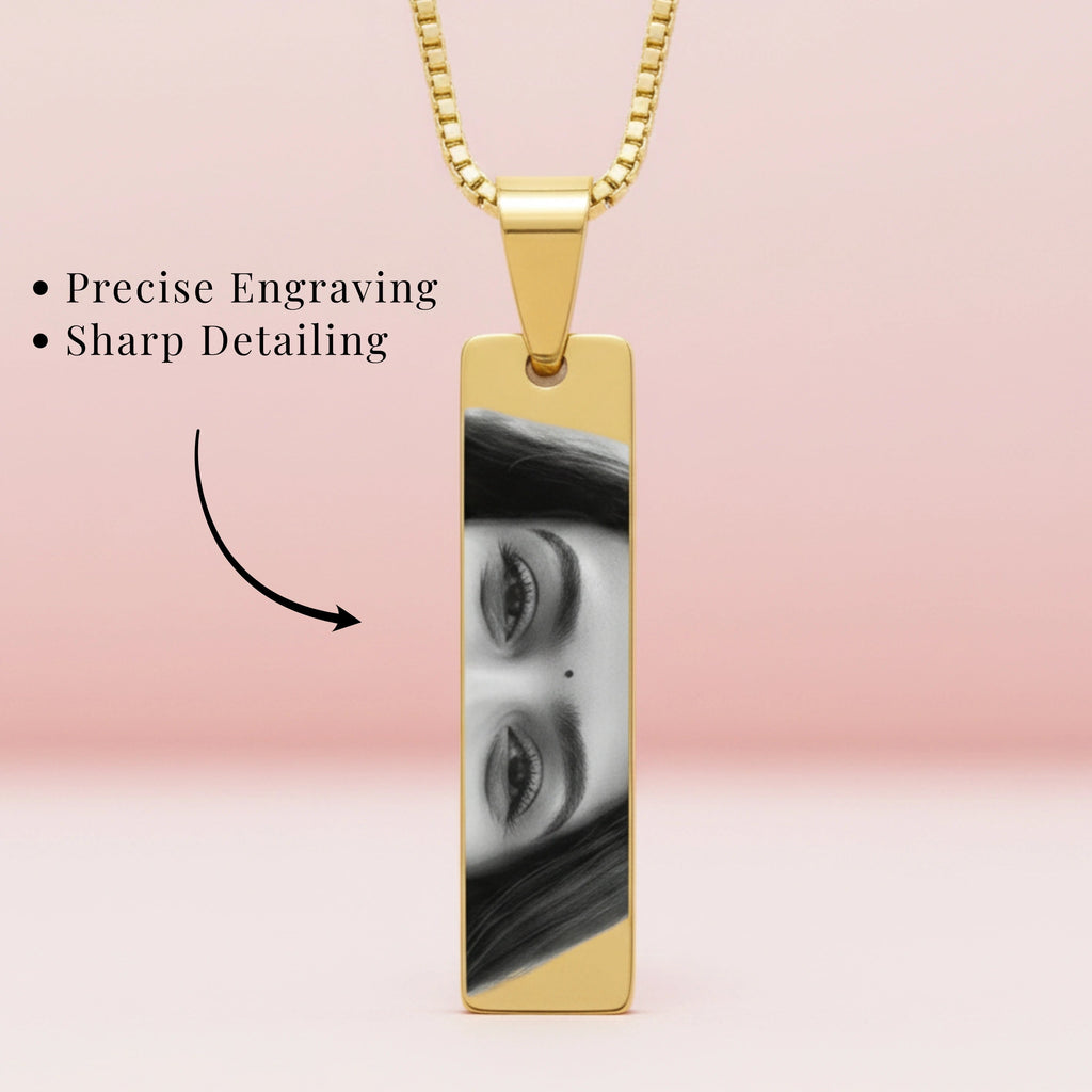 Eyes Engraved Necklace