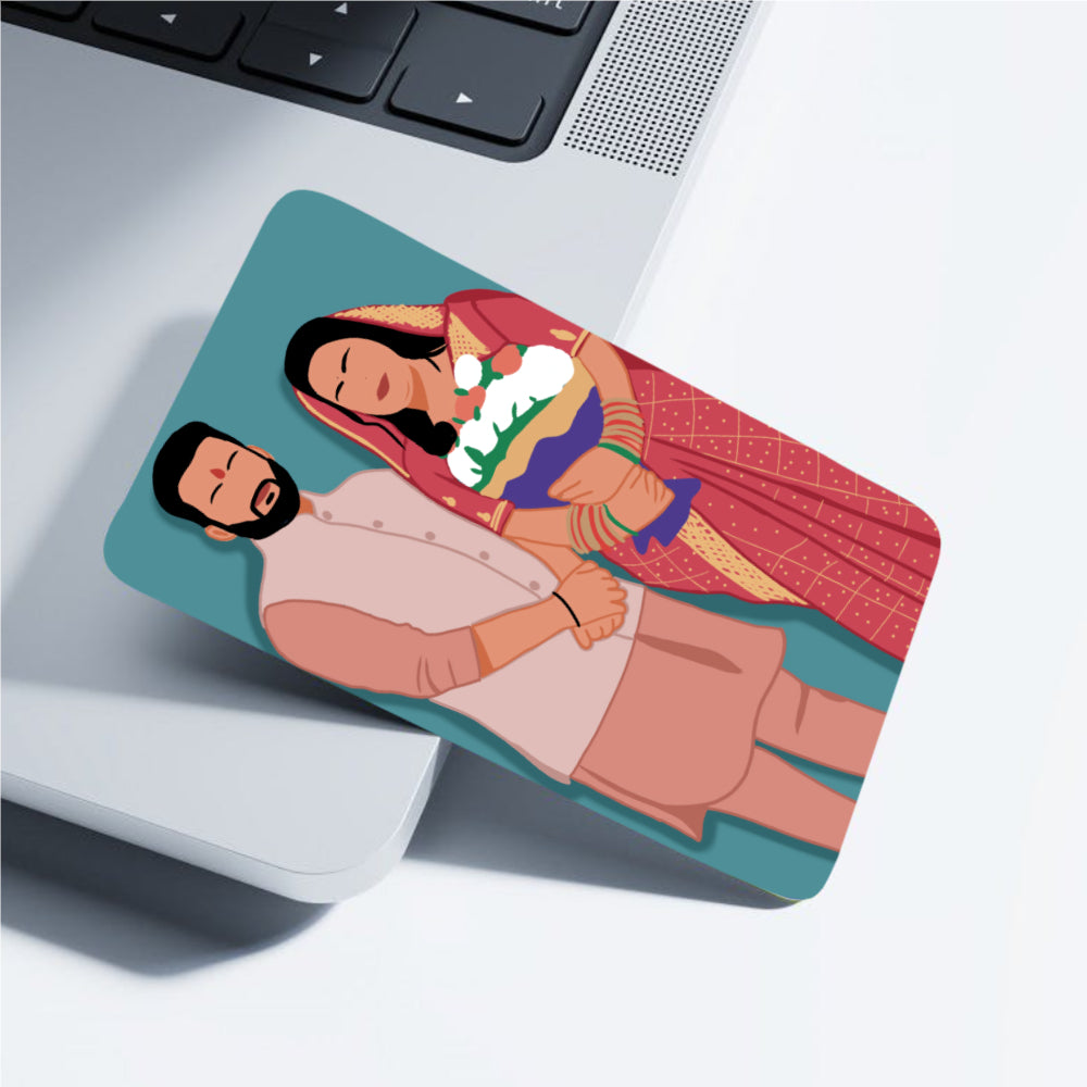 Minimal Illustration Wallet Card