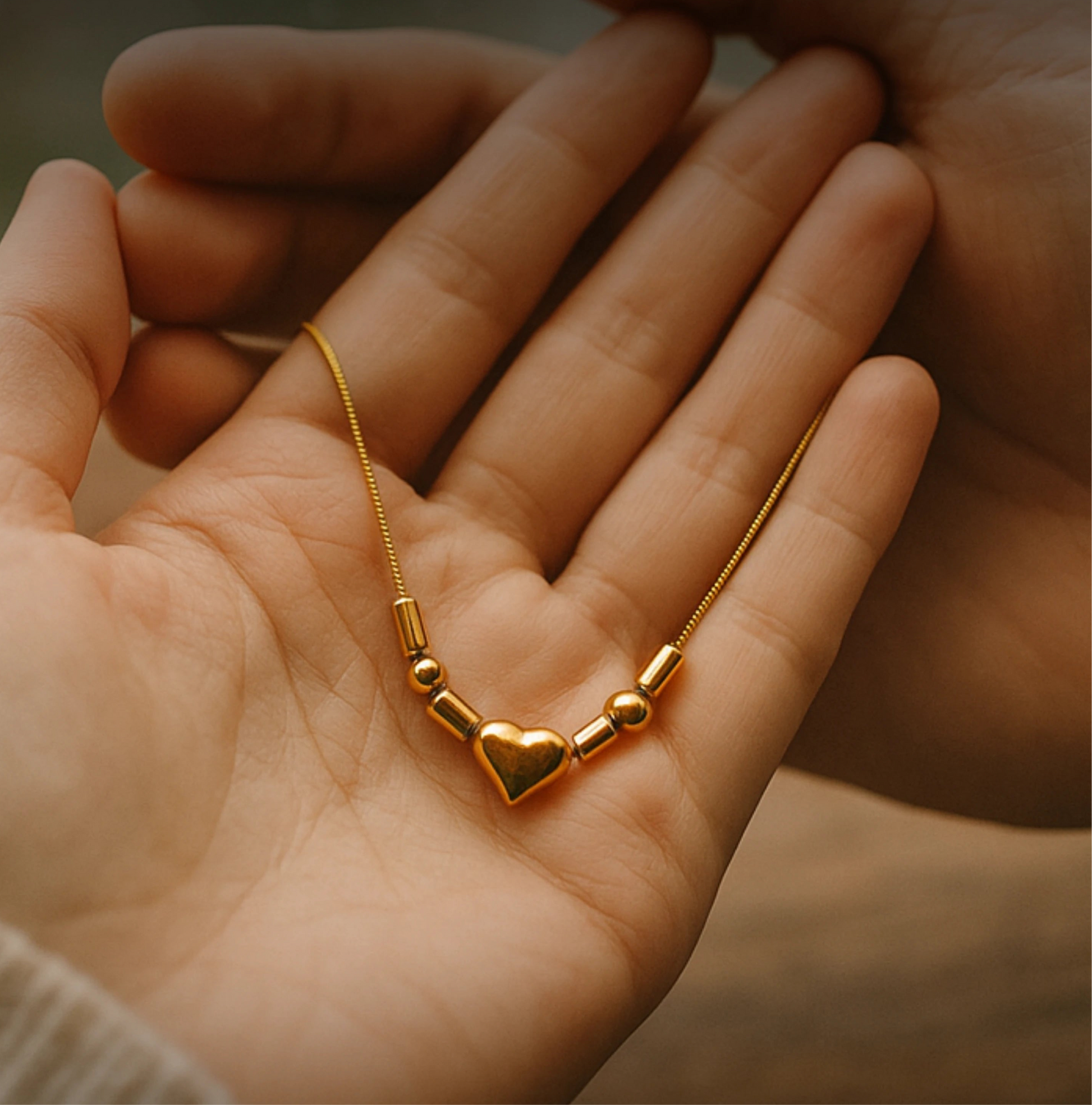 Couple Initial: Morse Code Necklace