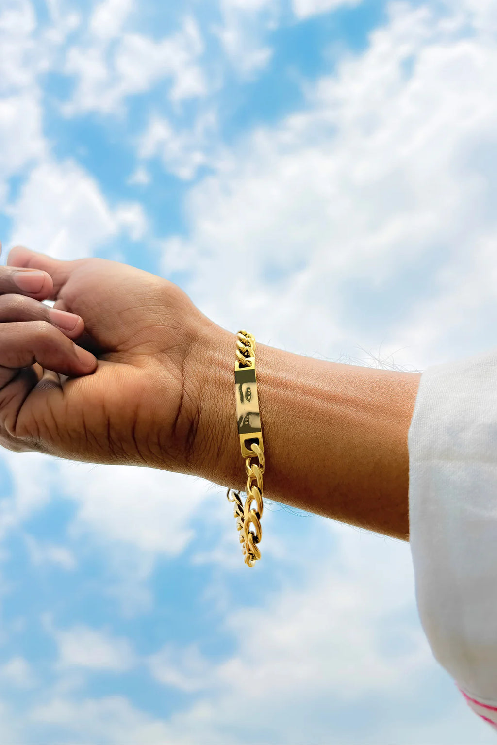 Eye Engraved Bracelet