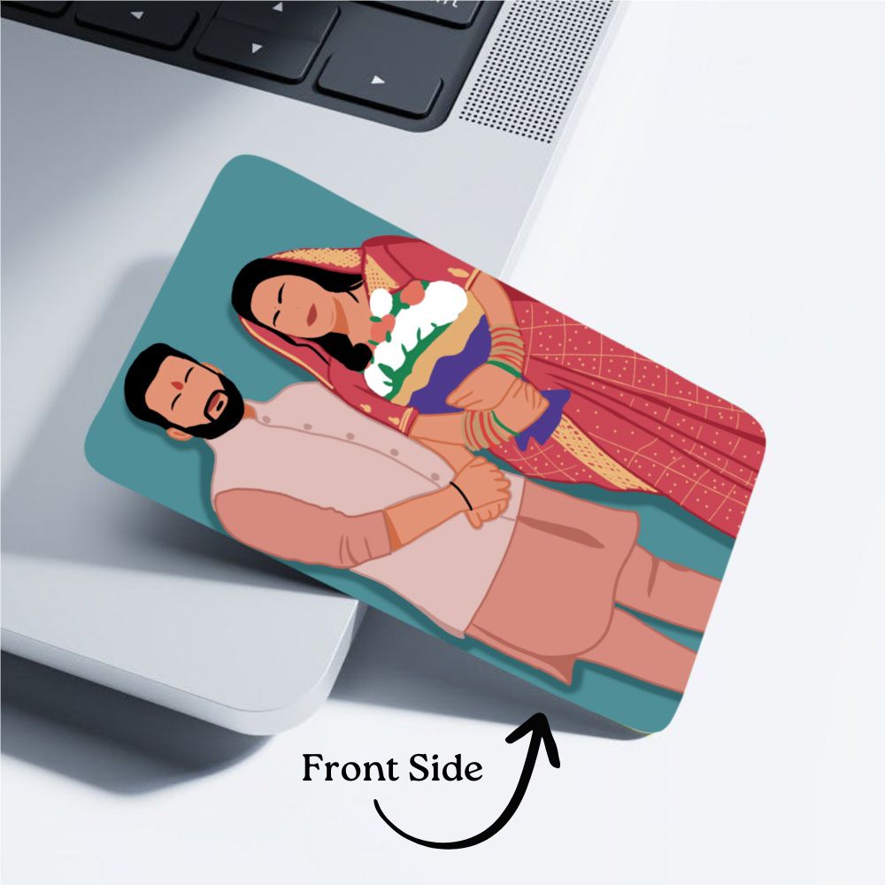 Minimal Illustration Wallet Card