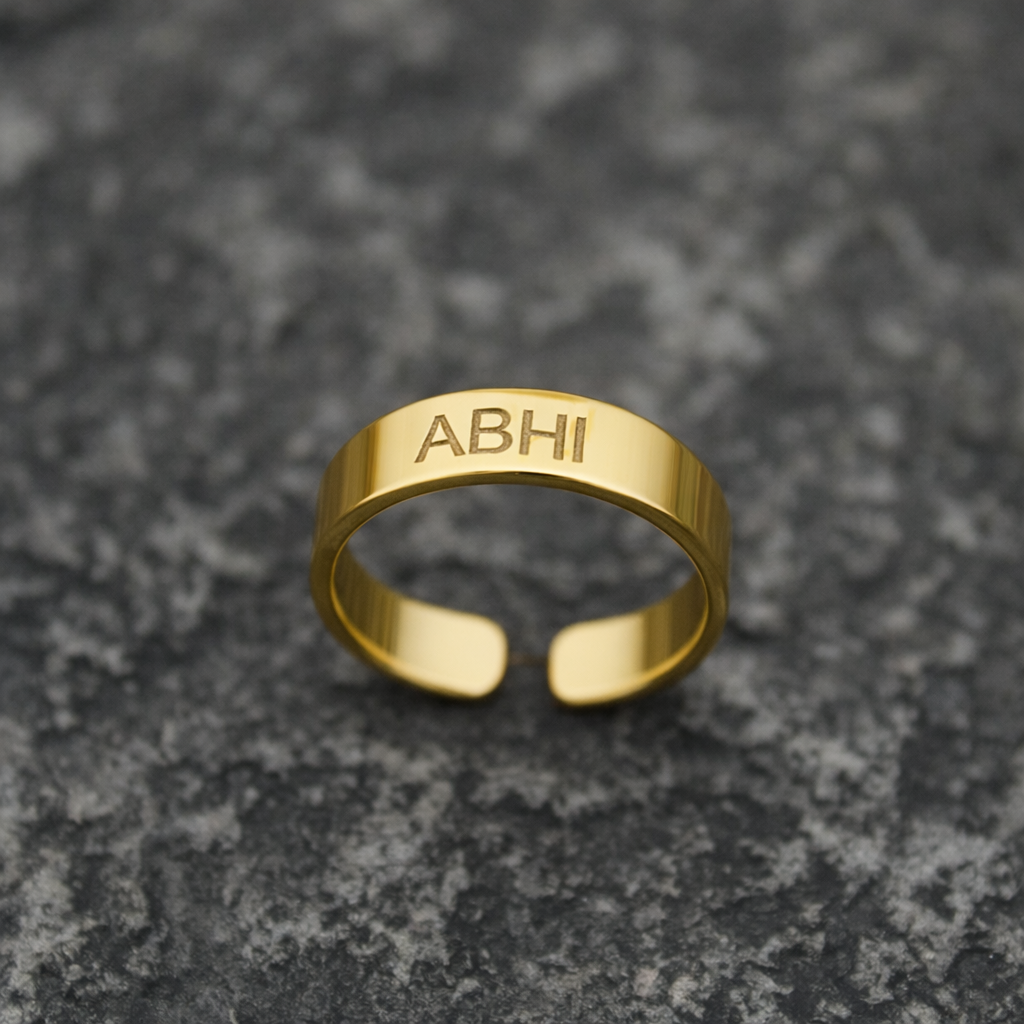 Personalized Name Ring