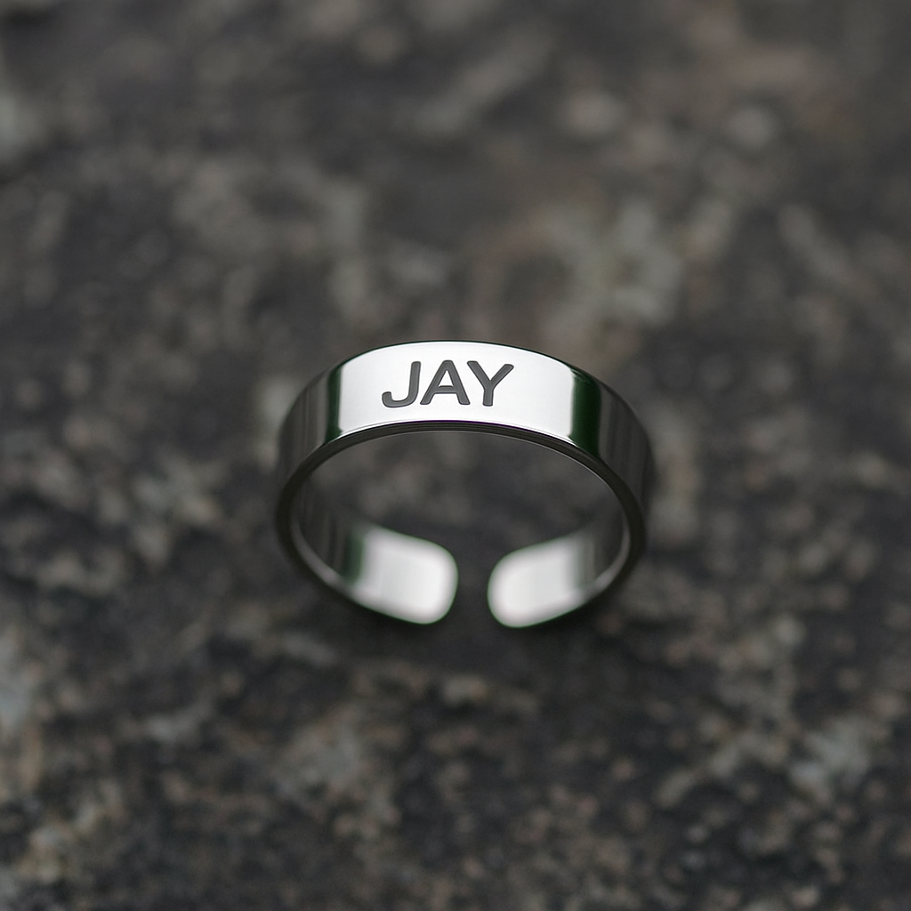 Personalized Name Ring