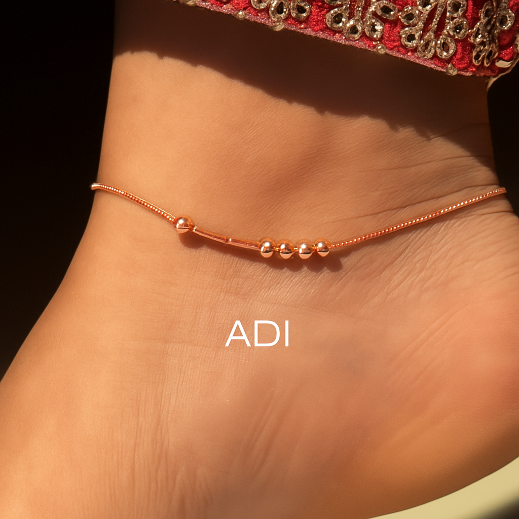 Morse Code Anklets
