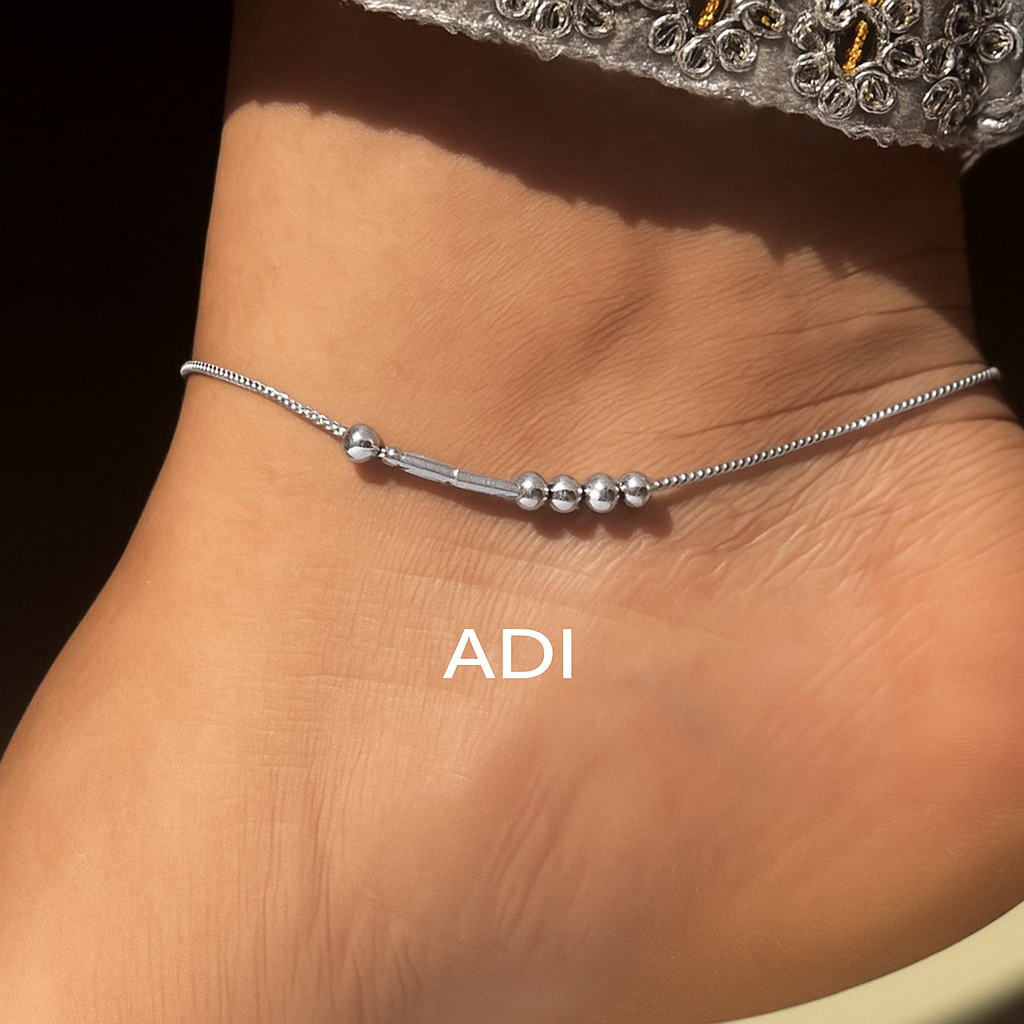 Morse Code Anklets