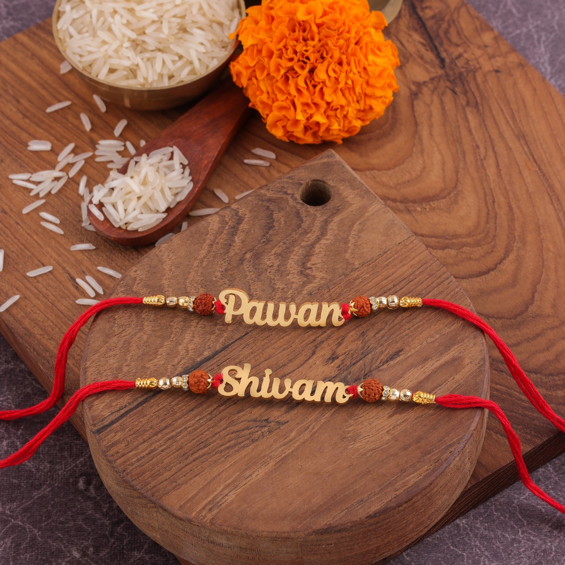 Personalized Rakhi R6 With Name two name