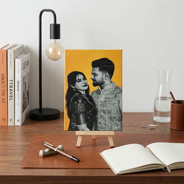 Personalized Monochromatic Portrait Standee